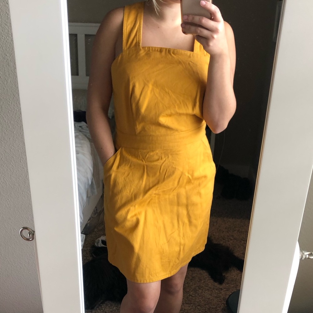 Universal Thread Mustard Mini Dress